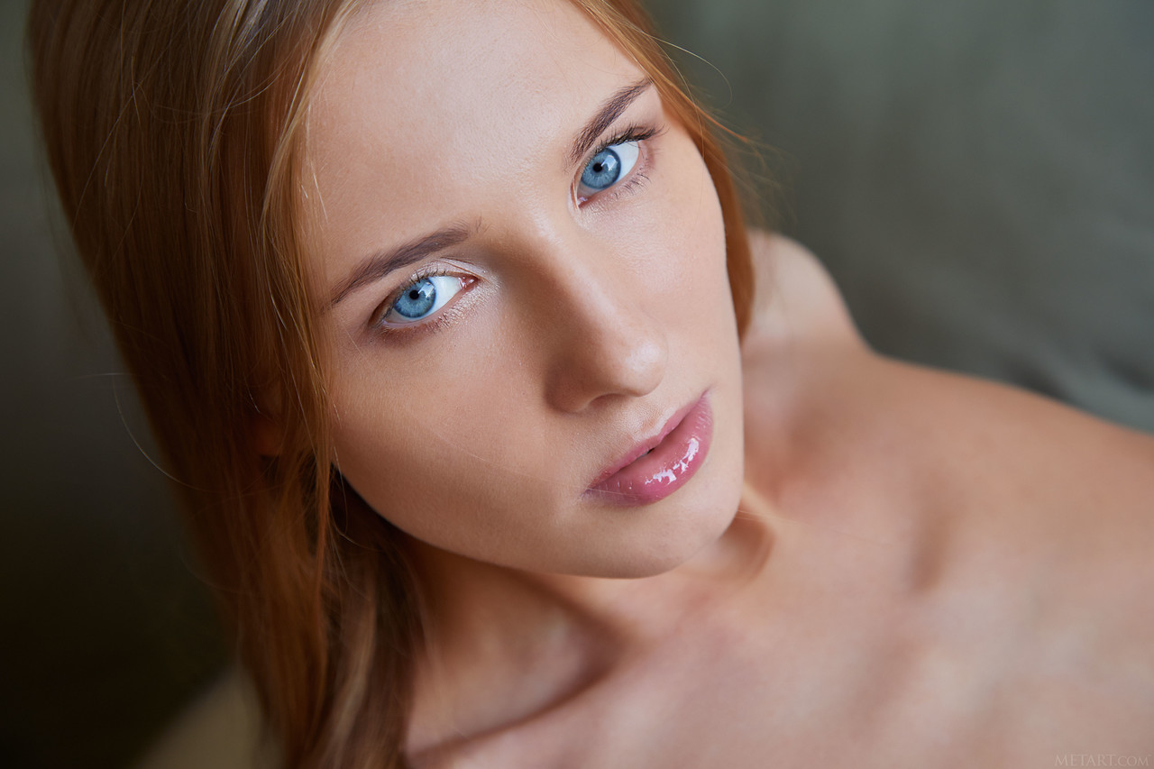 Blue-eyed teen Nimfa unveils her slim figure and flaunts her shaved love holes zdjęcie porno #422510972 | Met Art Pics, Nimfa, Teen, mobilne porno