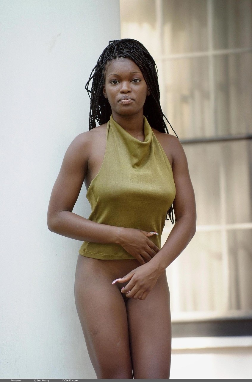 Sexy ebony teen Desereabares her great natural big tits outdoors 色情照片 #424158525 | Domai Pics, Deserea, Ebony, 手机色情