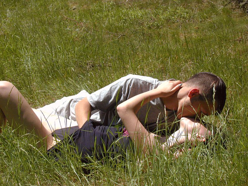 Amateur redhead Irina gives a blowjob before riding a dick at a picnic porn photo #423856331