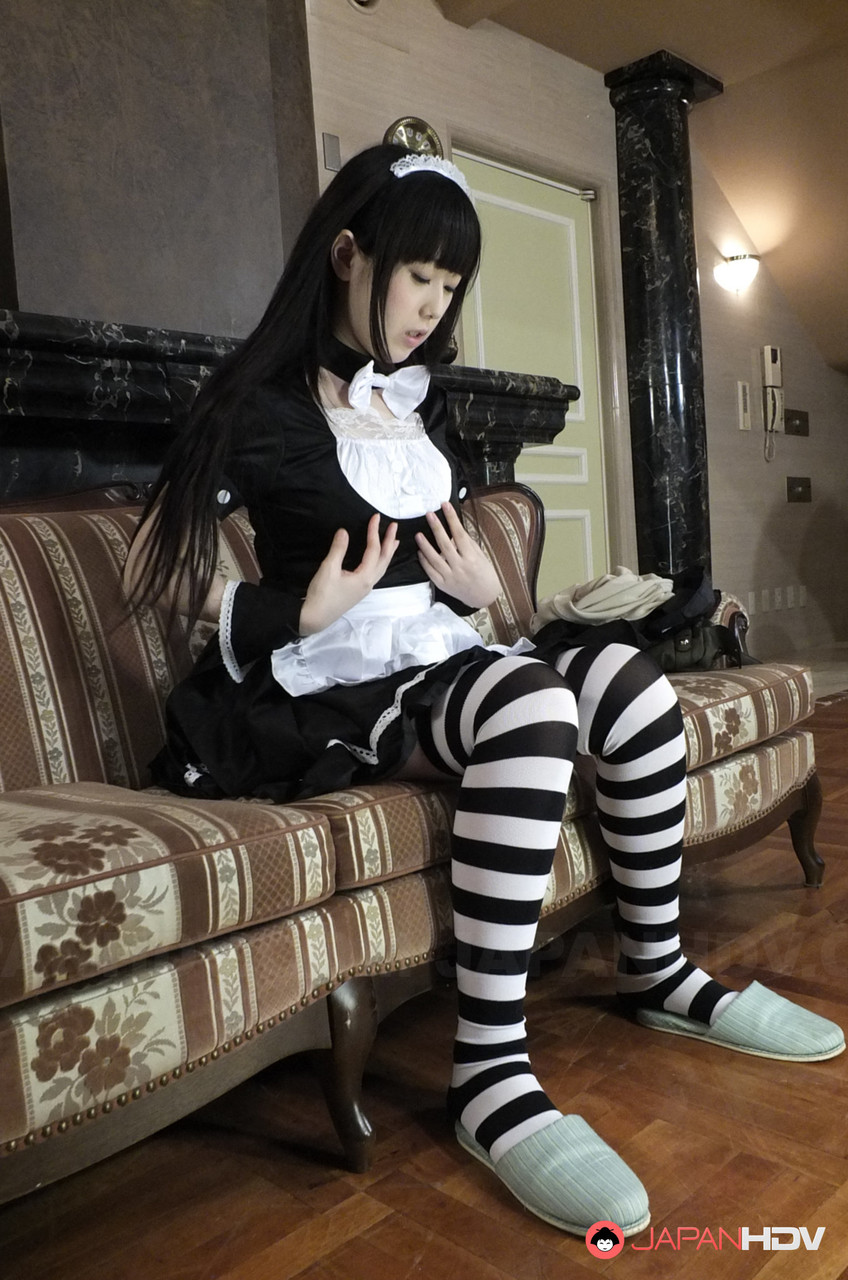 Little Japanese maid Machiko Ono toys herself in front of her boss ポルノ写真 #426121874 | Japan HDV Pics, Machiko Ono, Japanese, モバイルポルノ