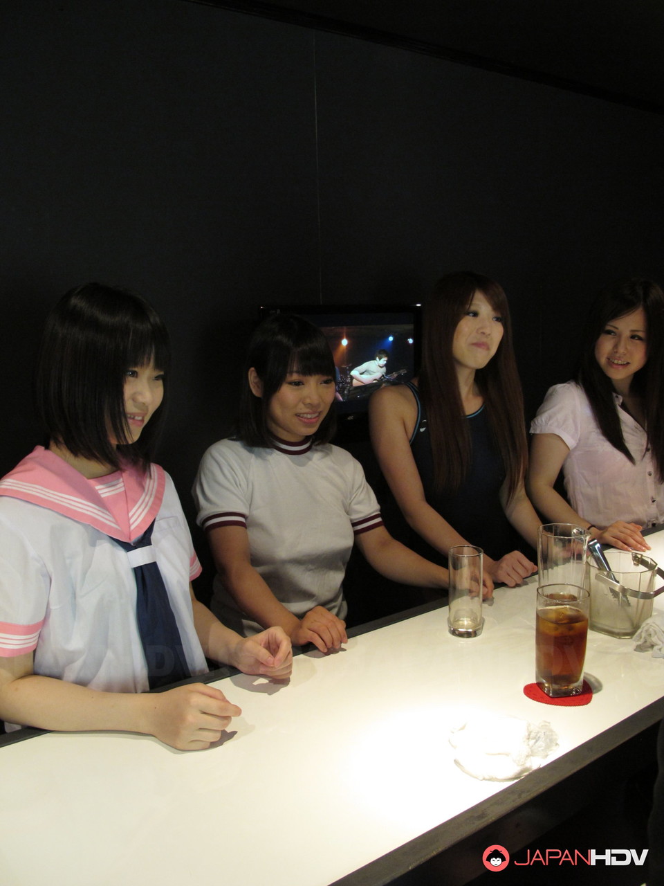 Asian cutie Mio Kosaki and her friends suck and jerk off dongs in a bar foto porno #426879088 | Japan HDV Pics, Mio Kosaki, Seiko Ida, Yuri Sakura, Japanese, porno ponsel