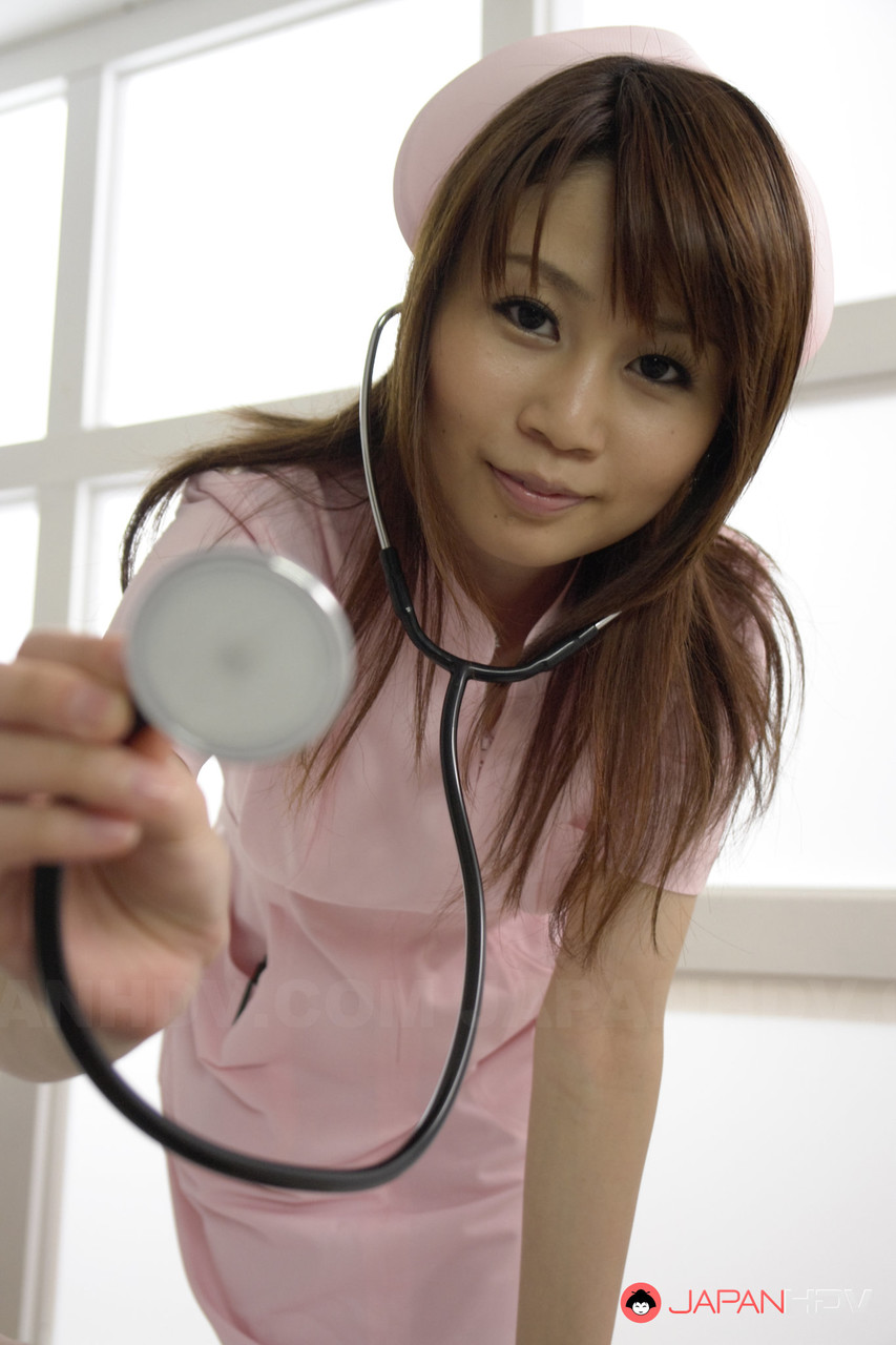 Sexy Japanese nurse Honami Isshiki gets faced fucked by her horny patients porno fotky #425312218