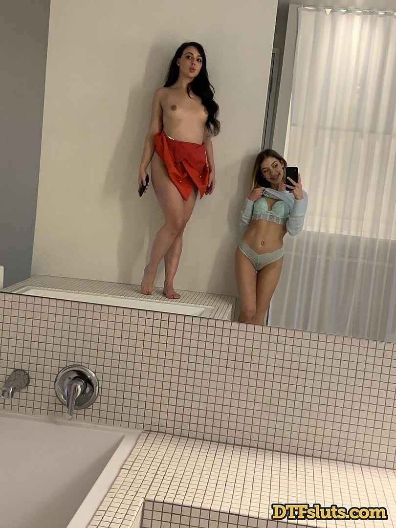 Adorable sweeties Khloe Kapri and Whitney Wright show their tits and asses porno fotoğrafı #423901129