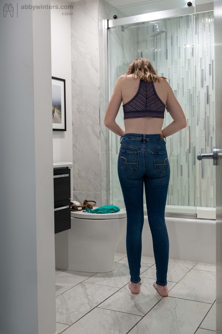 Amateur Australian model Paisley showing her lean body in the bathroom 色情照片 #427963346 | Abby Winters Pics, Paisley, Bath, 手机色情