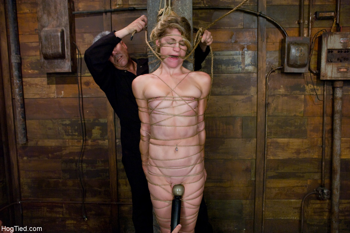 Blonde Tawni Ryden gets her body tied up with rope & vibrator on her clit foto pornográfica #428320881 | Hogtied Pics, Tawni Ryden, Bondage, pornografia móvel