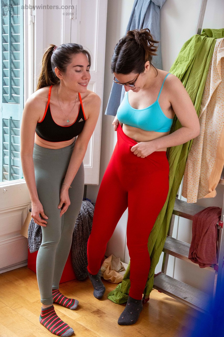 Amateur girls Lucia M and Paola G tease with their curves while dressing порно фото #423890635 | Abby Winters Pics, Lucia M, Paola G, Socks, мобильное порно