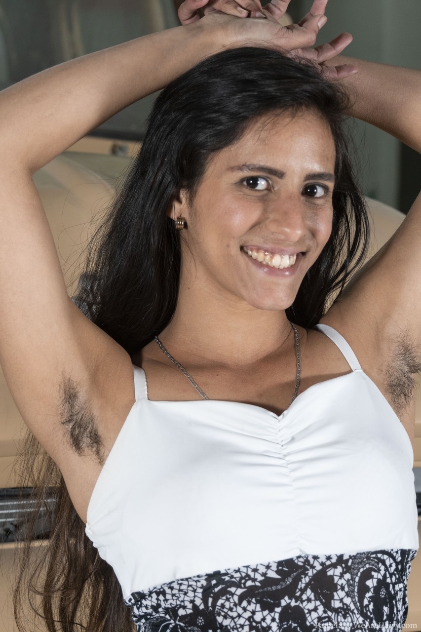Exotic American teenPamela stripping and flaunting her hairy pussy & armpits porn photo #427114892