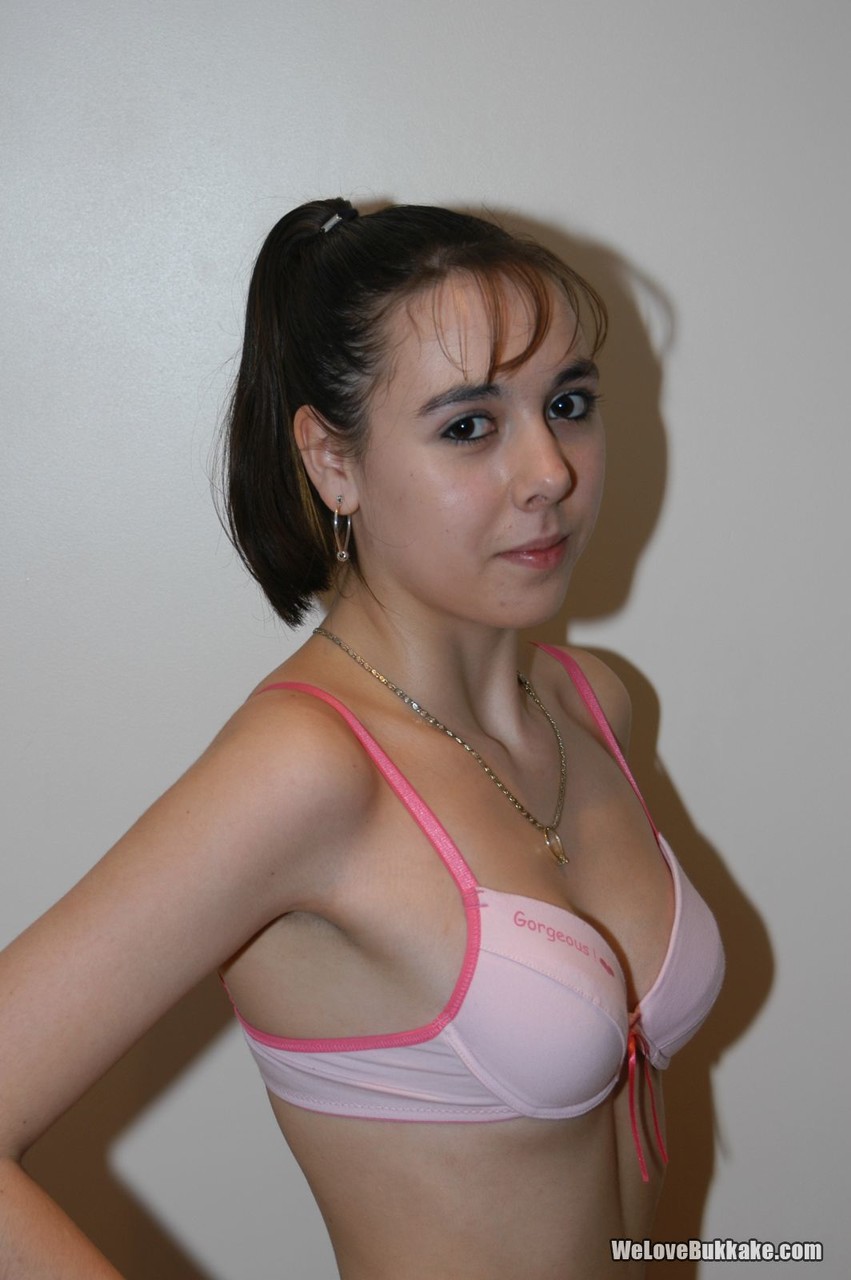 Sweet amateur girl Lita Phoenix shows her tits and sucks a boner for a facial porn photo #422724324