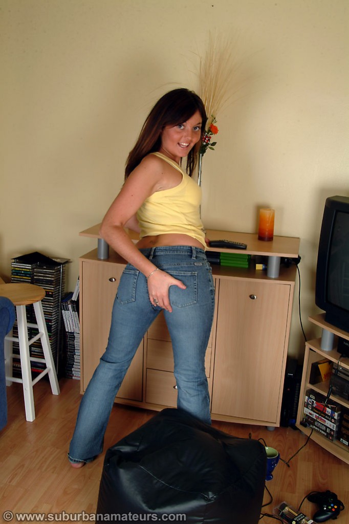 British amateur Leah strips naked & toys her horny twat while standing porn photo #425287894 | Suburban Amateurs Pics, Leah, Jeans, mobile porn