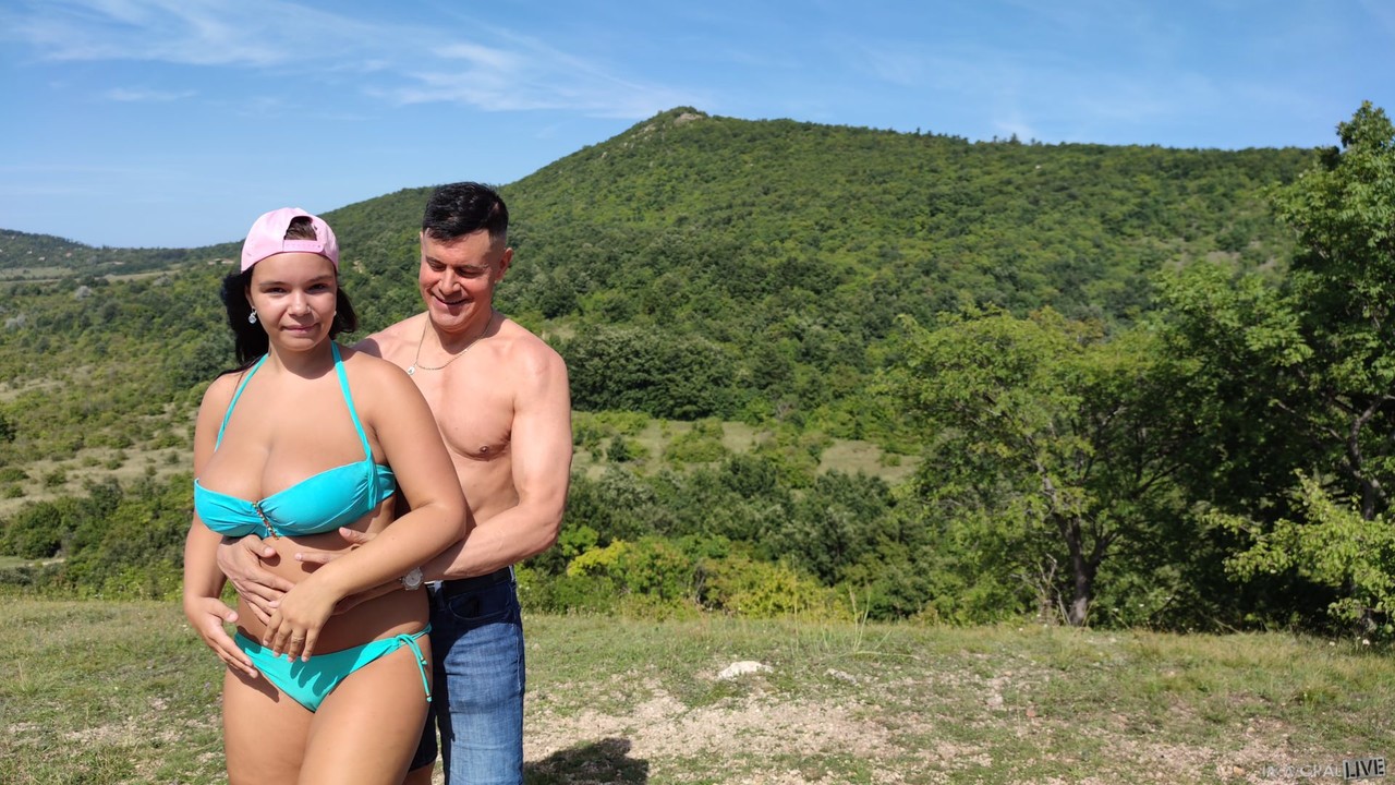 Beautiful Czech teen Sofia Lee exposes her big natural tits outdoors porn photo #424686961 | Immoral Live Pics, Porno Dan, Sofia Lee, BBW, mobile porn