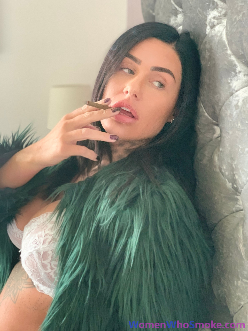 Stunning brunette teases with her big boobs while smoking in sexy lingerie zdjęcie porno #426607869 | Women Who Smoke Pics, Smoking, mobilne porno