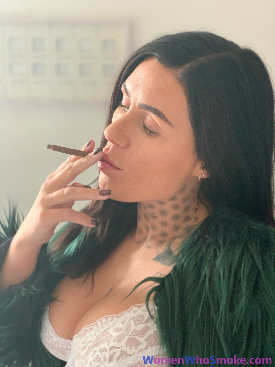 Stunning brunette teases with her big boobs while smoking in sexy lingerie porno foto #425599990 | Women Who Smoke Pics, Smoking, mobiele porno