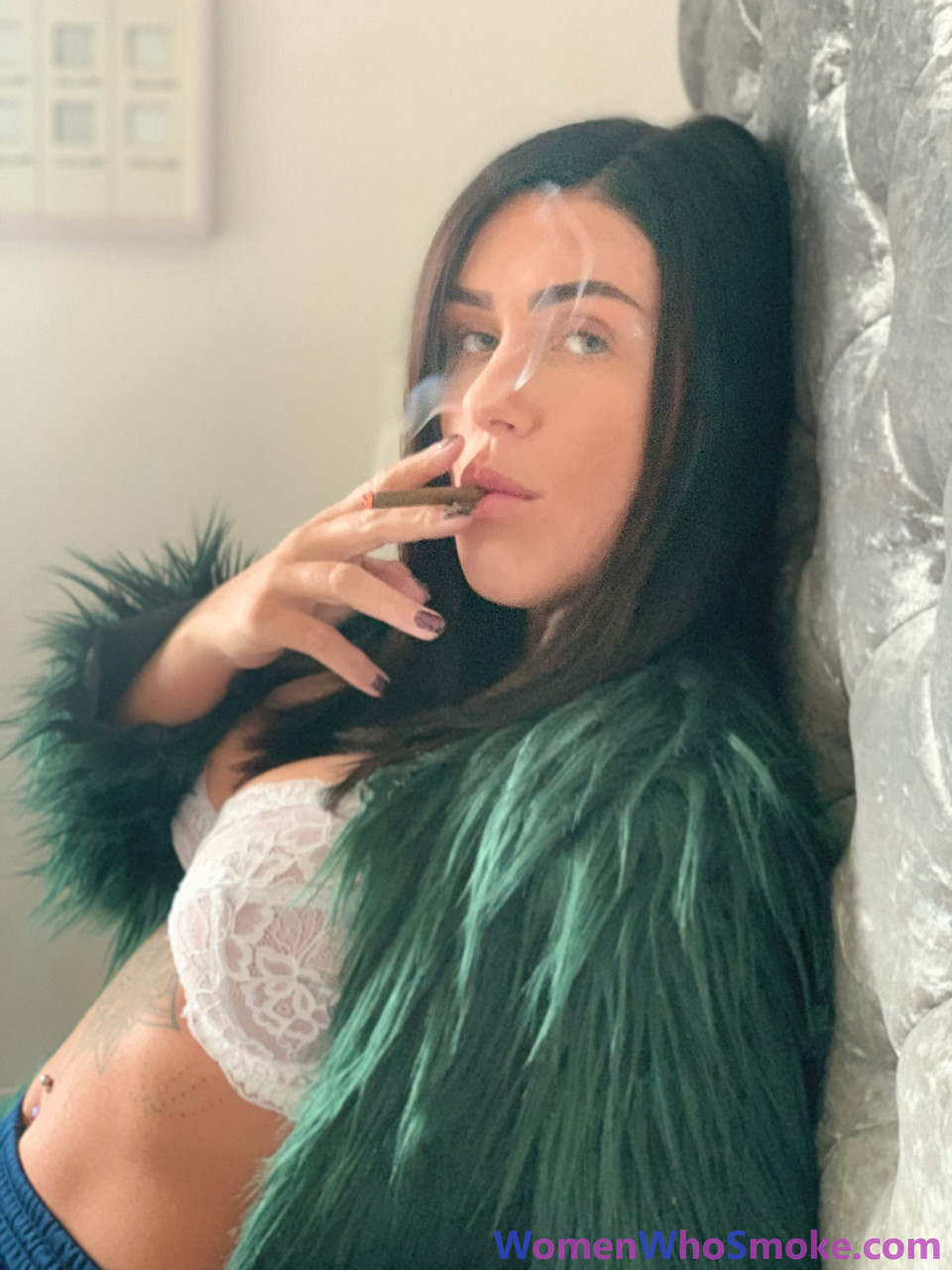 Stunning brunette teases with her big boobs while smoking in sexy lingerie порно фото #426607880 | Women Who Smoke Pics, Smoking, мобильное порно