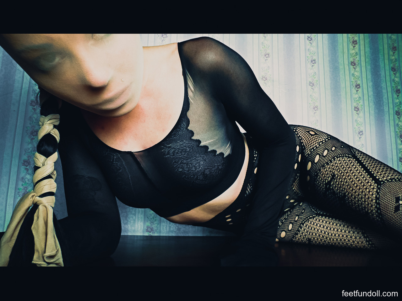 Kinky doll Lisa Dove posing in her exotic black pantyhose in a solo porno fotky #426880834 | Feet Fun Doll Pics, Lisa Dove, Feet, mobilní porno