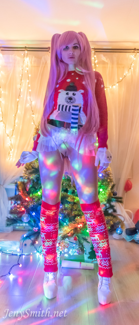 Cosplay babe Jeny Smith shows her pussy in an upskirt by the Christmas tree porn photo #422811444 | Jeny Smith Pics, Jeny Smith, Cosplay, mobile porn