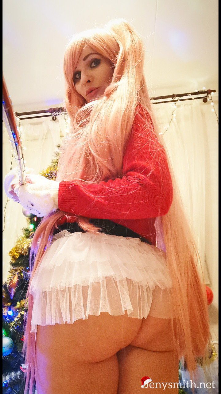Cosplay babe Jeny Smith shows her pussy in an upskirt by the Christmas tree ポルノ写真 #422811450 | Jeny Smith Pics, Jeny Smith, Cosplay, モバイルポルノ