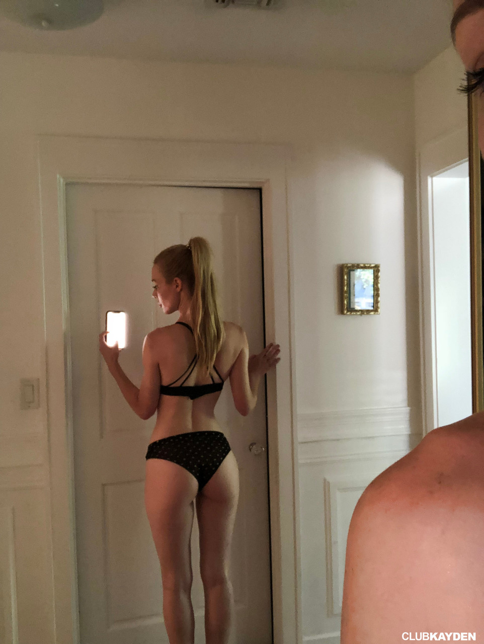 Blonde American babe with big tits Kayden Kross reveals her tasty twat foto porno #427254510