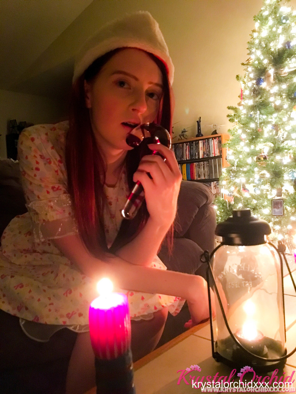 Redheaded nympho Krystal Orchid stripping & masturbating in her Xmas hat ポルノ写真 #424927601 | Cherry Fae Pics, Krystal Orchid, Christmas, モバイルポルノ