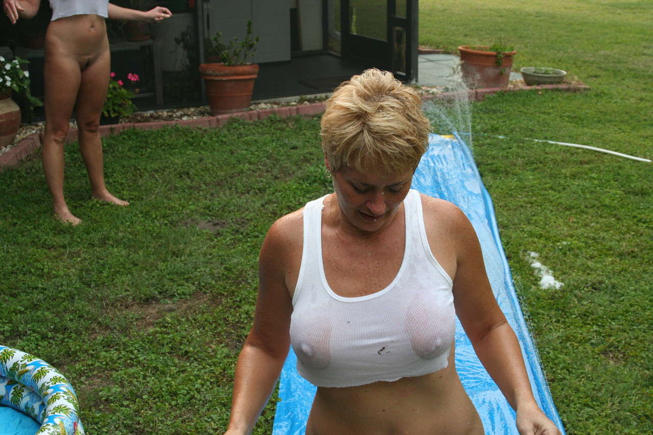 Naked Slip And Slide