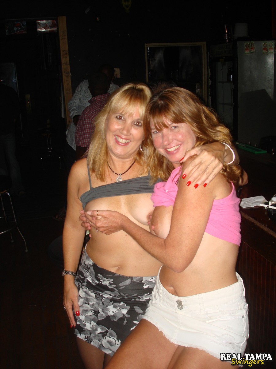 Amateur Double Dee kisses her blonde friend & reveals her big tits at a party porn photo #424142771