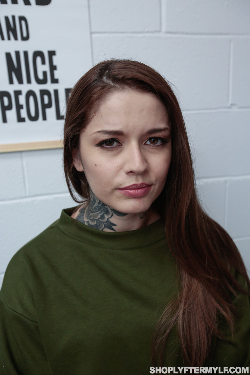 Inked teen with small tits Vanessa Vega gets fucked roughly for shoplifting photo porno #423989421