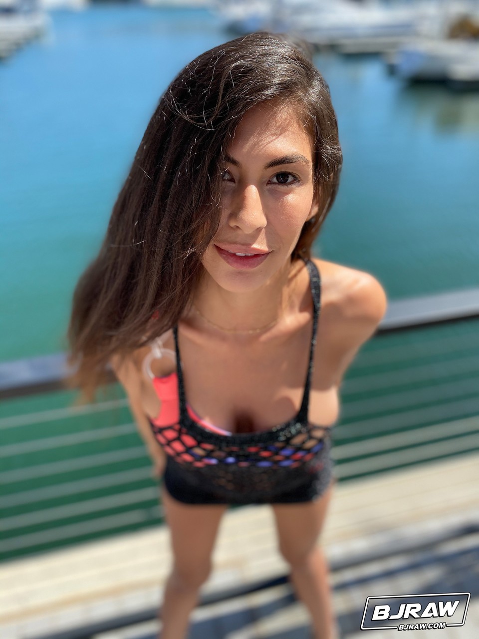 Brunette girl Heather Vahn exposes her slim figure and and hot boobs outdoors porno fotoğrafı #424217668