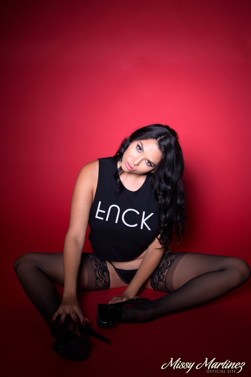 Pornstar Missy Martinez exposes big tits & pink cunt as she poses in stockings порно фото #427392217 | Cherry Pimps Pics, Missy Martinez, Stockings, мобильное порно