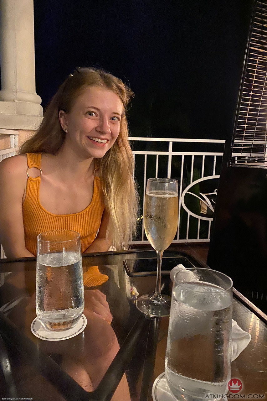 Amateur teen with tiny tits Riley Star presents her tasty twat and asshole