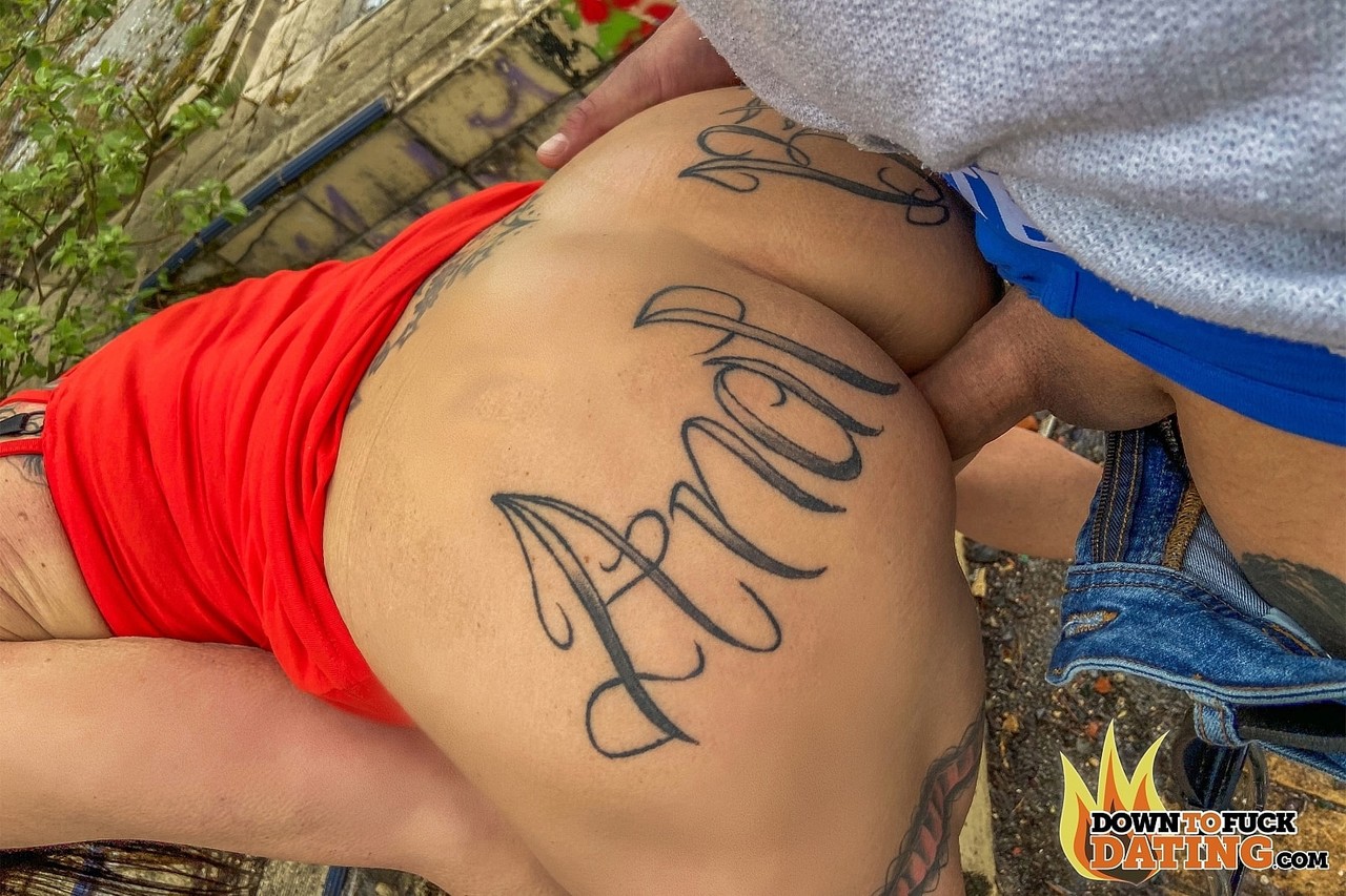 Chubby brunette Julia Exclusiv getting a good outdoor anal dicking porn photo #422490385 | Analized Pics, Julia Exclusiv, Tattoo, mobile porn