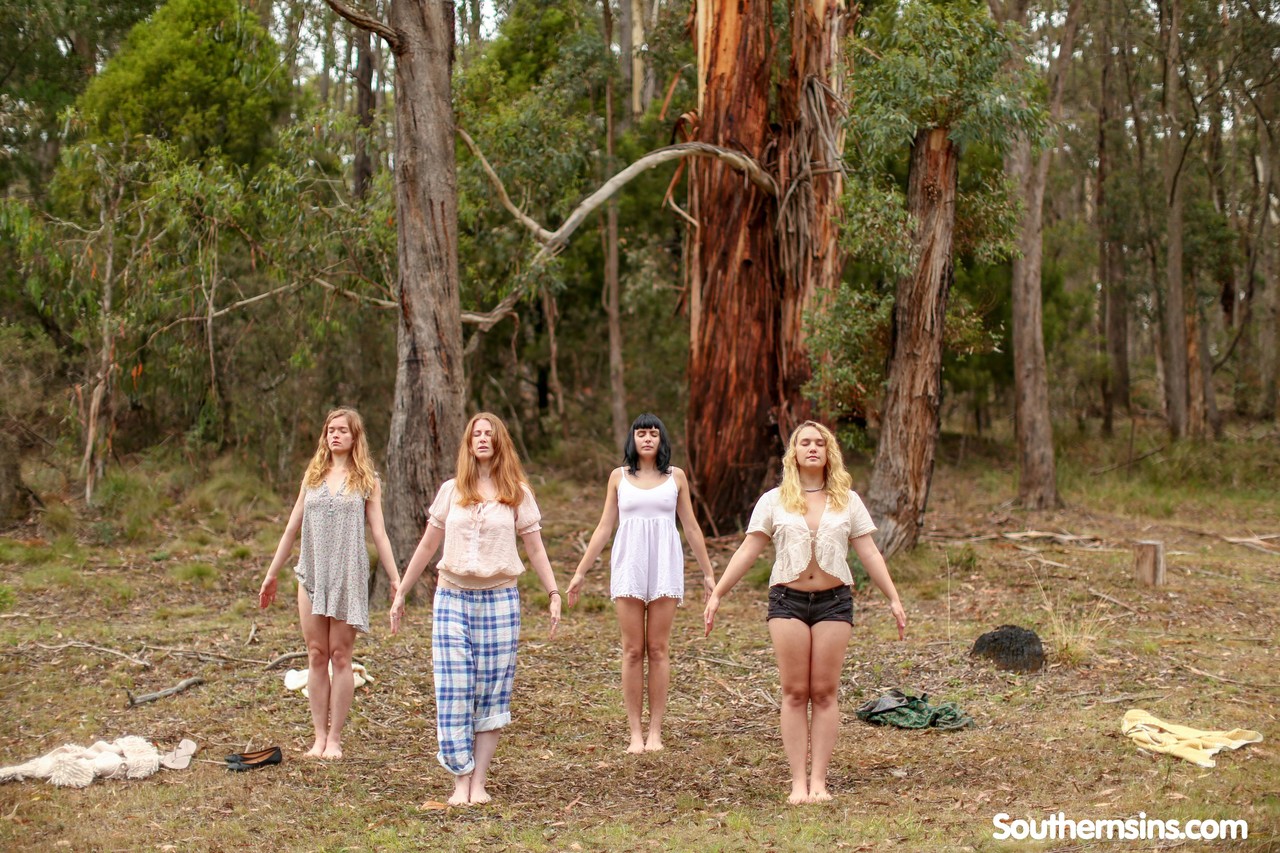Gorgeous Australian girls practicing yoga in their hot outfits in nature porno fotky #423874914 | Southern Sins Pics, Chloe B, Kim Cums, Marina Lee, Jane, Laney, Hairy, mobilní porno