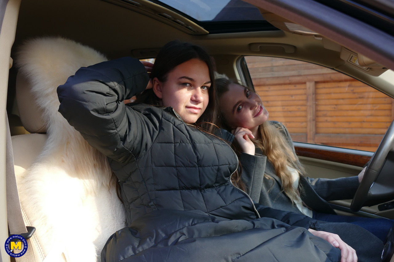 Long haired European lovers take a selfie in the car before lesbian sex action ポルノ写真 #427416830 | Mature NL Pics, Polina, Tamara, Selfie, モバイルポルノ