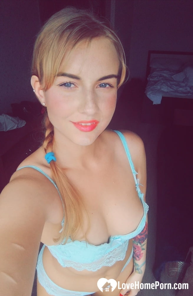 Beautiful amateur doll takes selfies while posing in her turquoise lingerie porn photo #426849652 | Love Home Porn Pics, Homemade, mobile porn