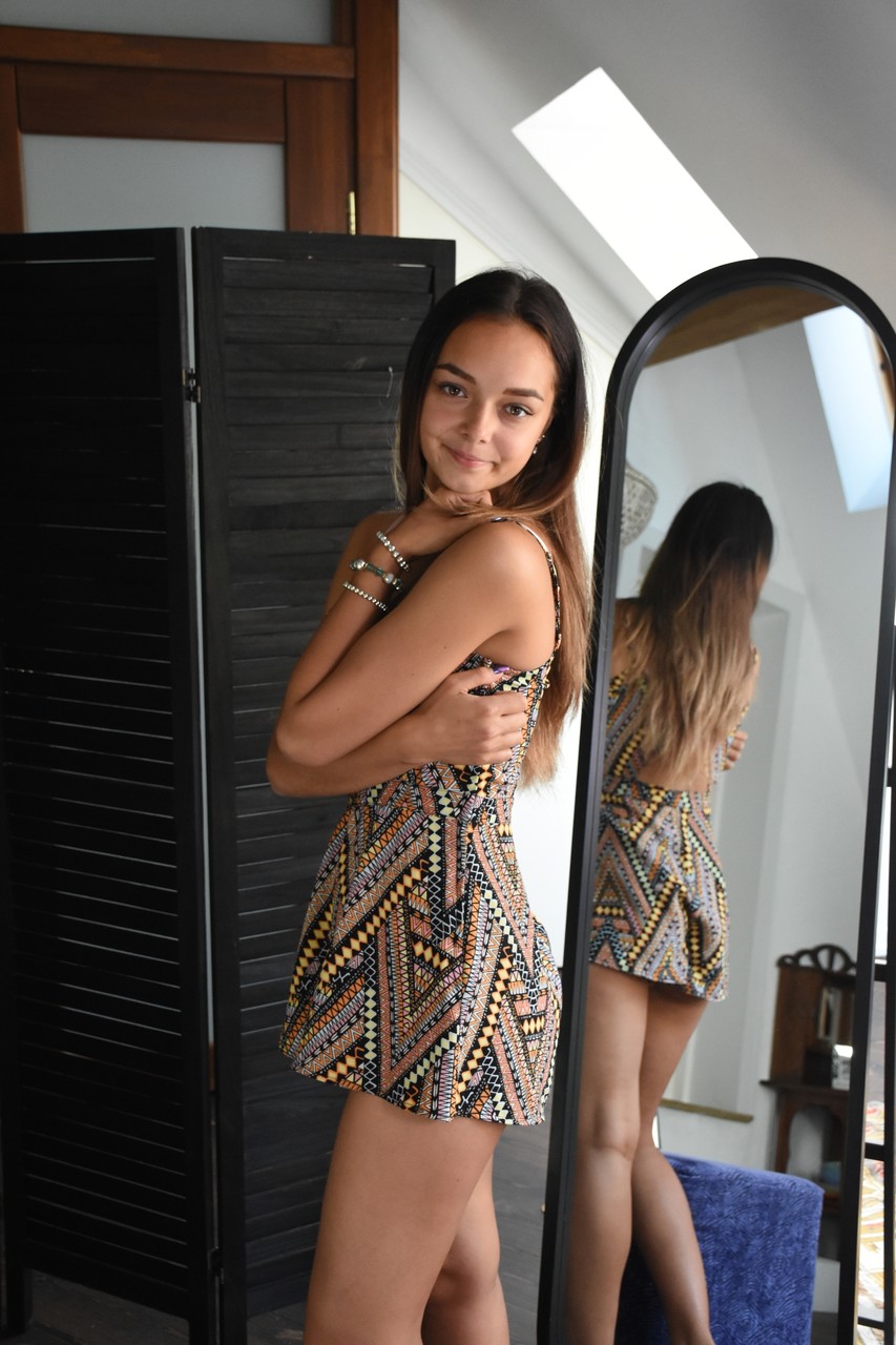 Adorable babe Stefolino reveals her natural tits & poses in front of a mirror foto porno #423996881 | Stefolino Pics, Karina Baru, Amateur, porno ponsel