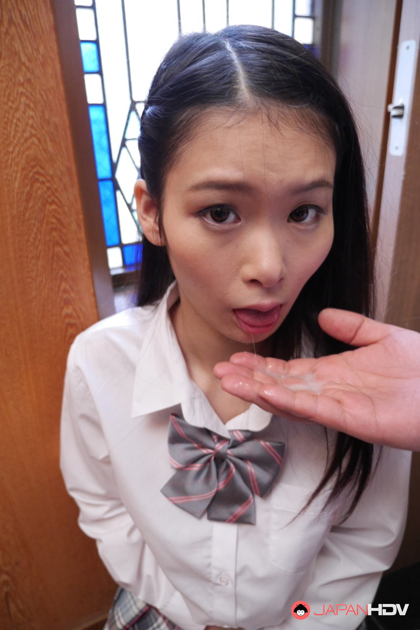 Naughty Japanese schoolgirl Ako Nishino has wild sex with her old teacher zdjęcie porno #423937822