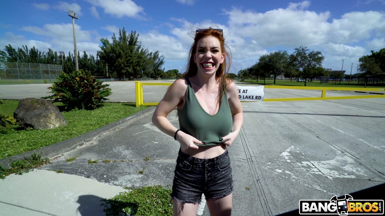 Redheaded teen with big tits Nala Brooksgets boned by a stranger in a van foto porno #426392043