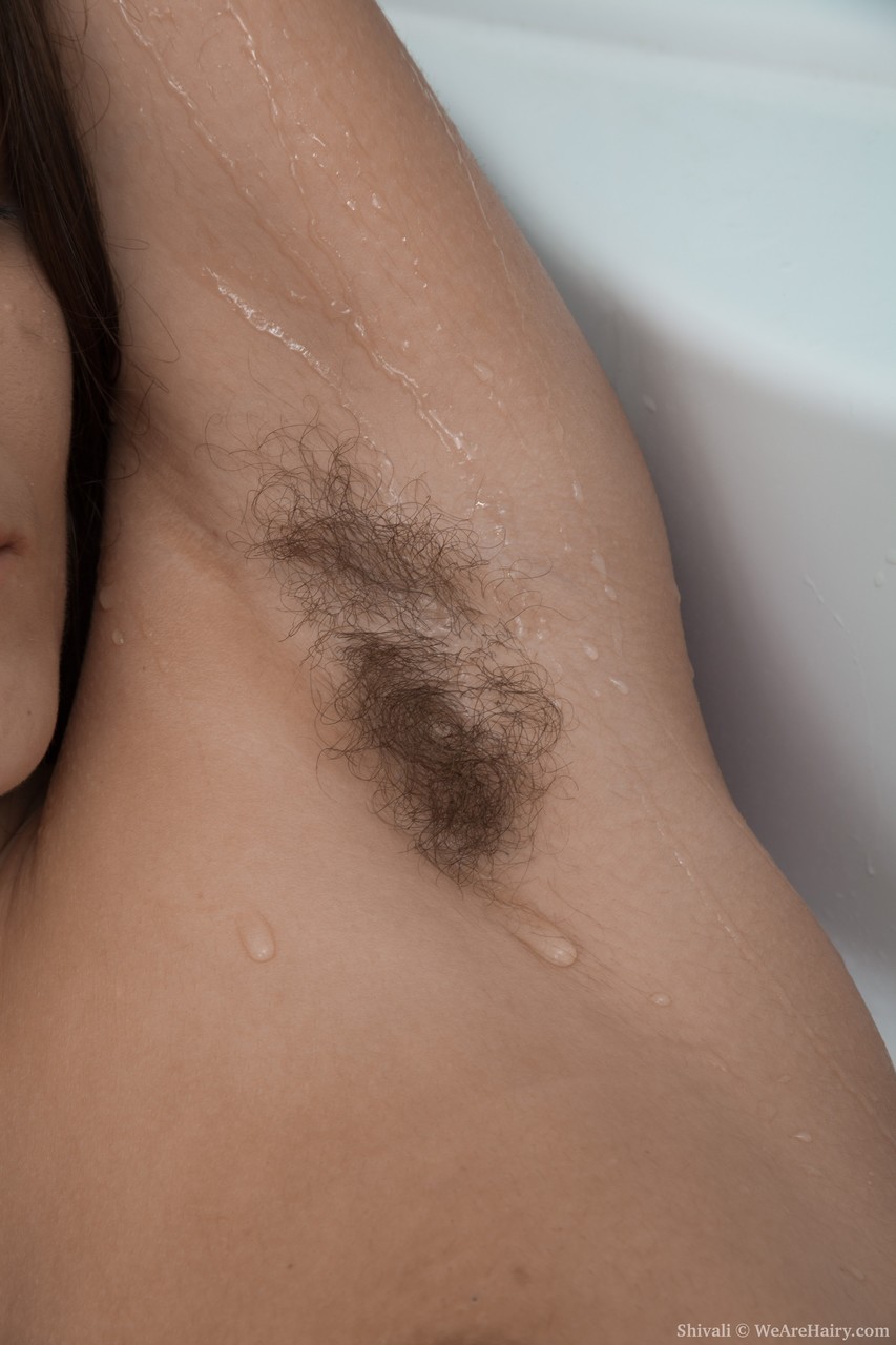 Brunette Shivali reveals her hairy armpits and sticks a bubble toy in her bush foto porno #423768684 | We Are Hairy Pics, Shivali, Bath, porno móvil
