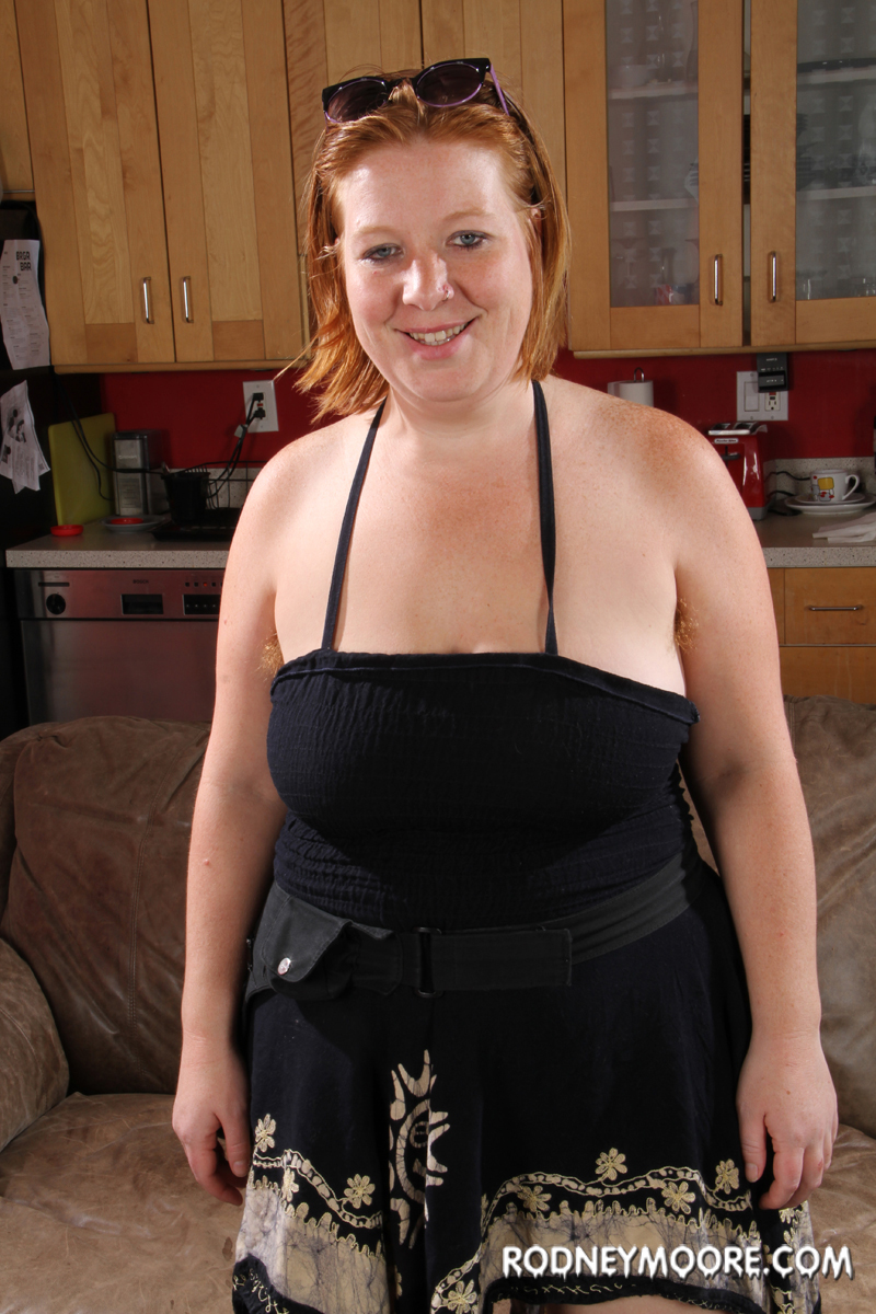 Charming Mature Redhead Carolyn Unveils Her Fat Body Hairy Twat In A Solo