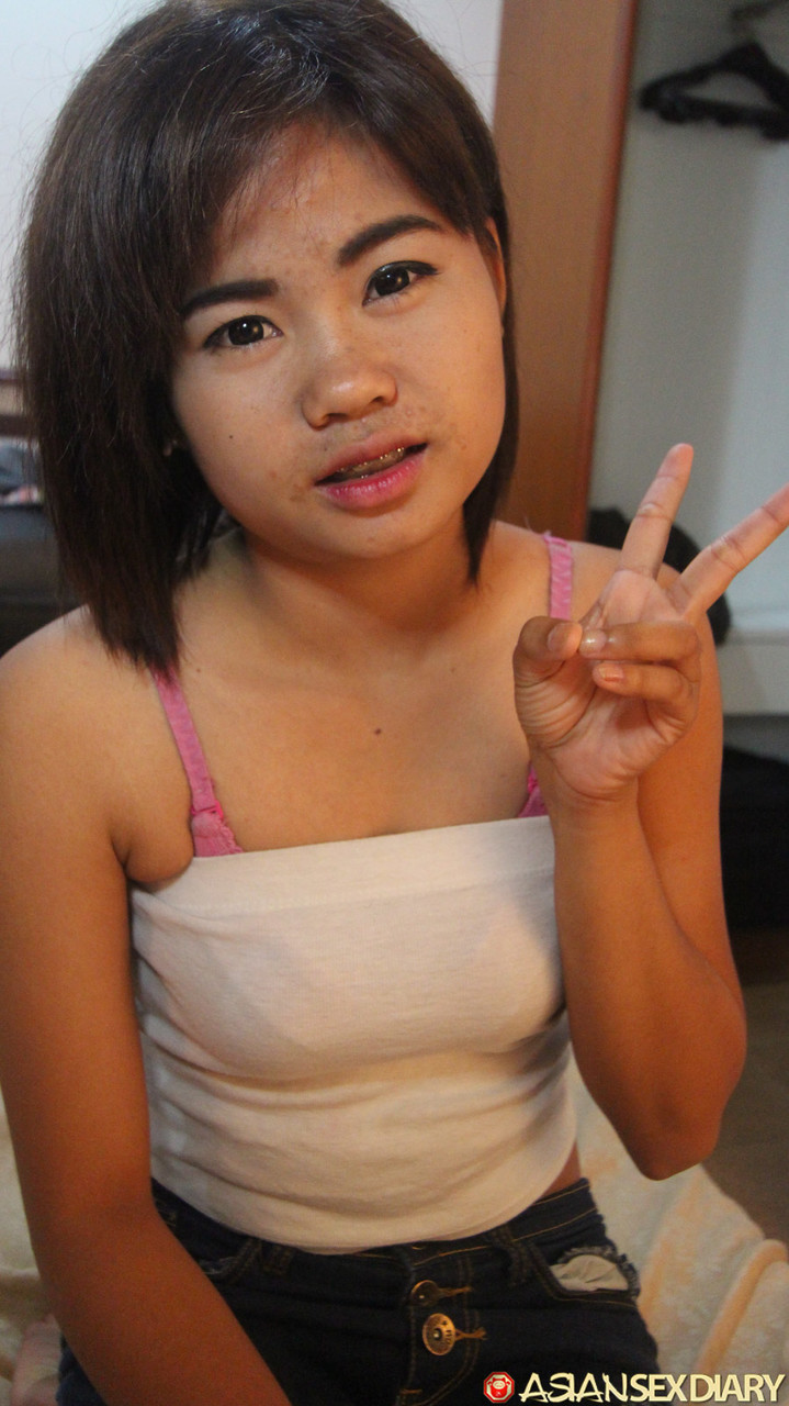 Asian Teen Bee G Enjoys Some Doggystyle Sex While Showing Her Small Tits