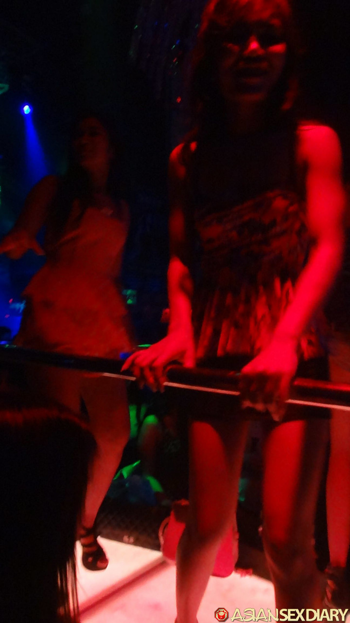 Lesbian Ayon Her Gf Tease In Sexy Outfits At The Club While Naked At Home