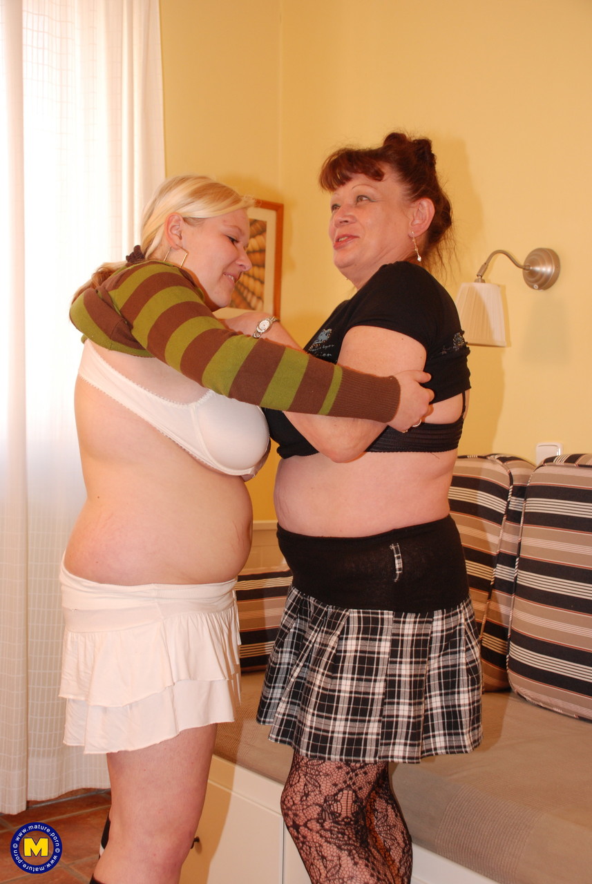 Both Baram and Sandra C are lesbian BBWs with big breasts who enjoy giving each other oral pleasure.