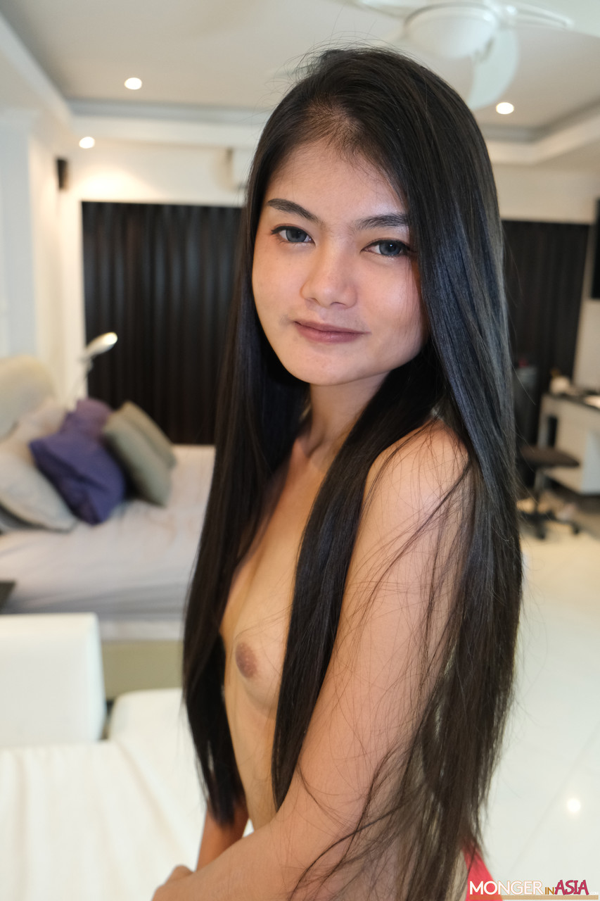 Small Thai Mom Nunu Strips Exposes Her Tiny Tits Hairy Pussy Little Ass