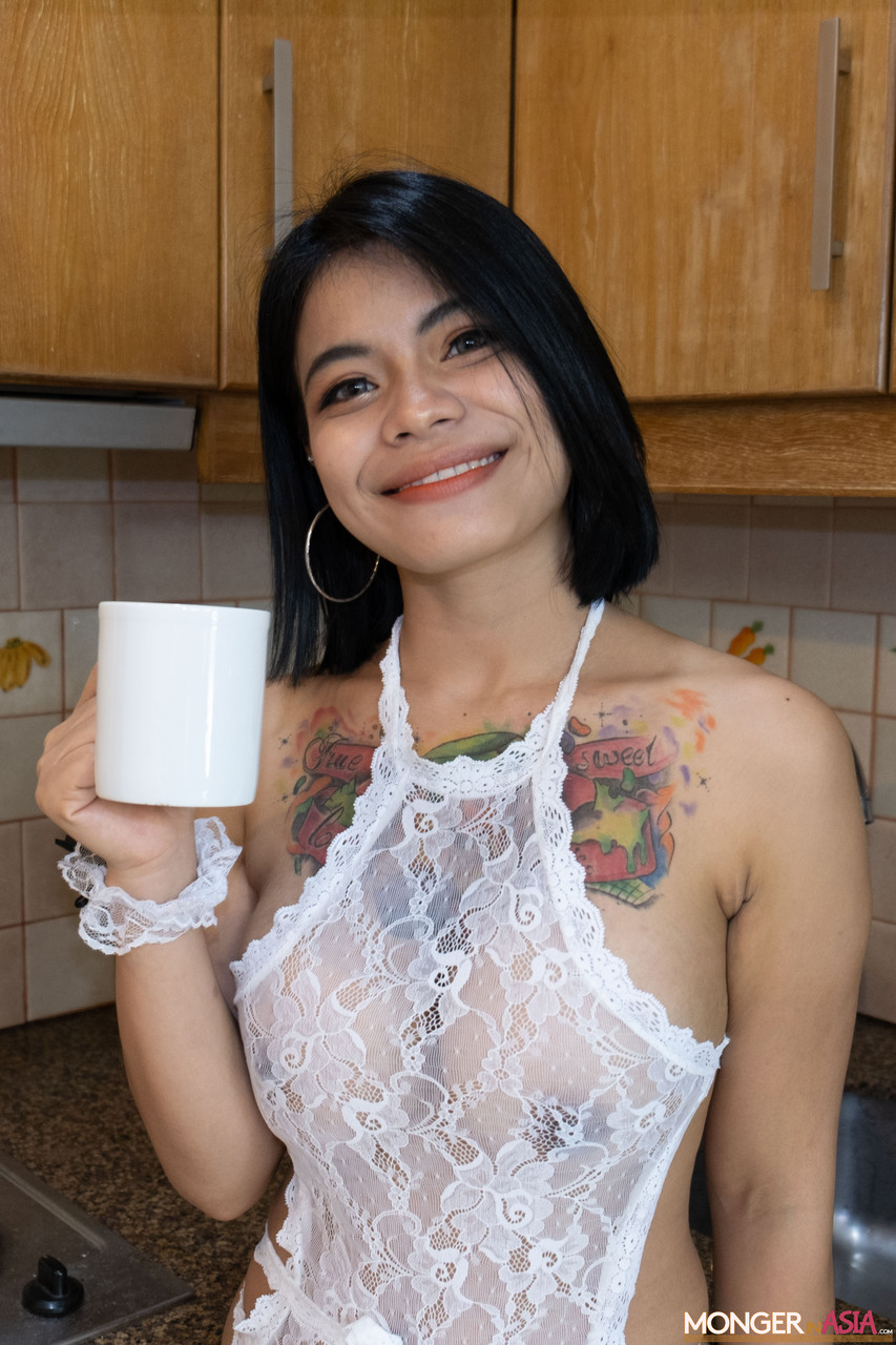 Amateur Asian With Tattoos Nani Lets Out Her Mesmerizing Breasts Gives Head