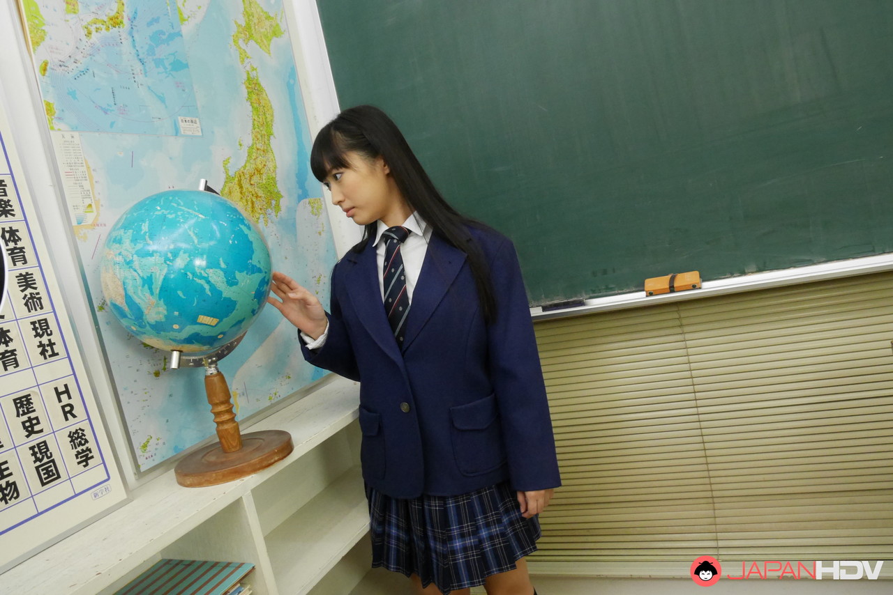 Brunette Japanese Teen Tomomi Motozawa Gets Her Twat Stuffed By Her Teacher