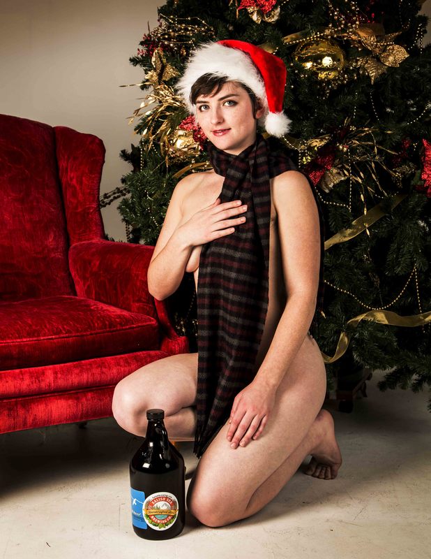 Attractive Amateur Models Posing Seductively In A Christmas Compilation