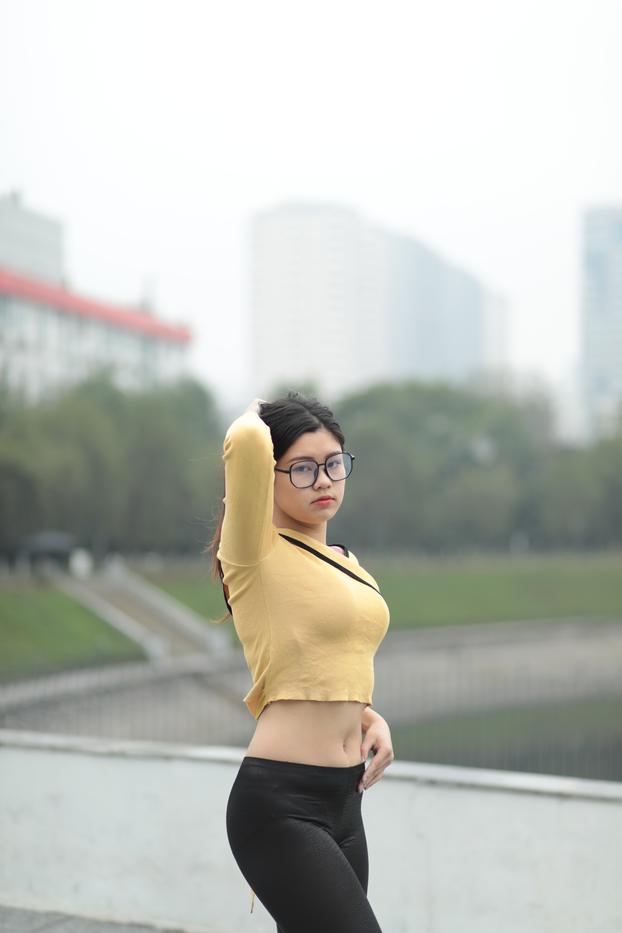 Beautiful Asian Girl Shows Off Her Perfect Body In A Sexy Outfit Outdoors