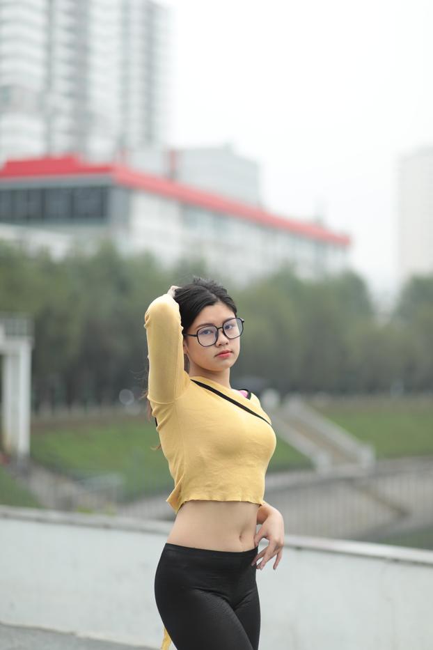 Beautiful Asian Girl Shows Off Her Perfect Body In A Sexy Outfit Outdoors