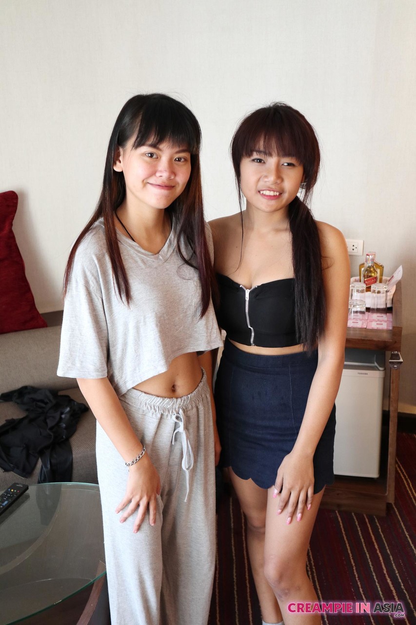 Petite Asian Amateurs Sprite And Mon Strip And Pose Naked Together