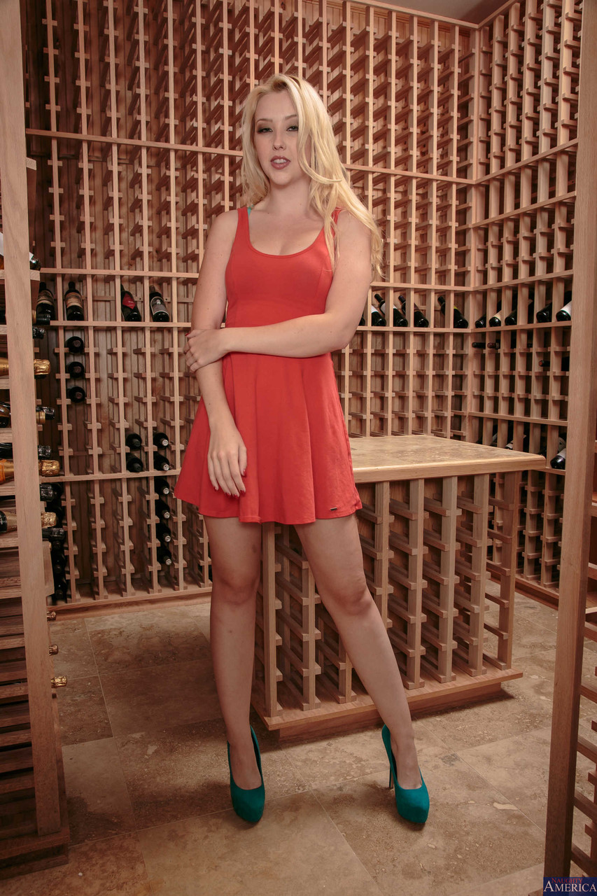 Blonde wife Samantha Rone strips to her lingerie among wine shelves foto pornográfica #429156312 | I Have A Wife Pics, Johnny Castle, Samantha Rone, Wife, pornografia móvel