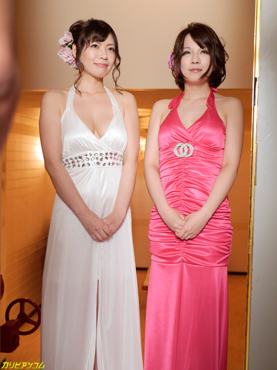 Angelic Asian babes Nao Mizuki & Ryo Tsujimoto enjoy cunnilingus & share cock Porno-Foto #428061635