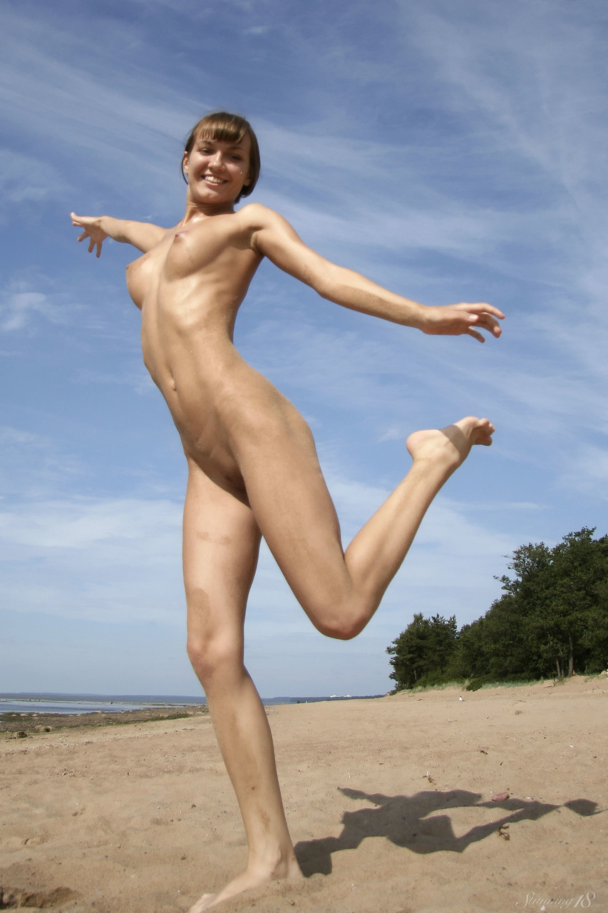 Skinny brunette Alina shows her adorable titties and poses nude on the beach porno fotoğrafı #425560125 | Stunning 18 Pics, Alina, Beach, mobil porno